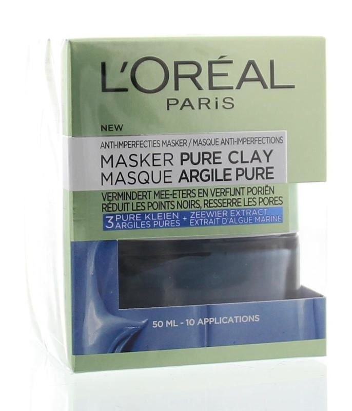 Loreal Loreal Pure clay masker anti-imperfecties (50 ml)