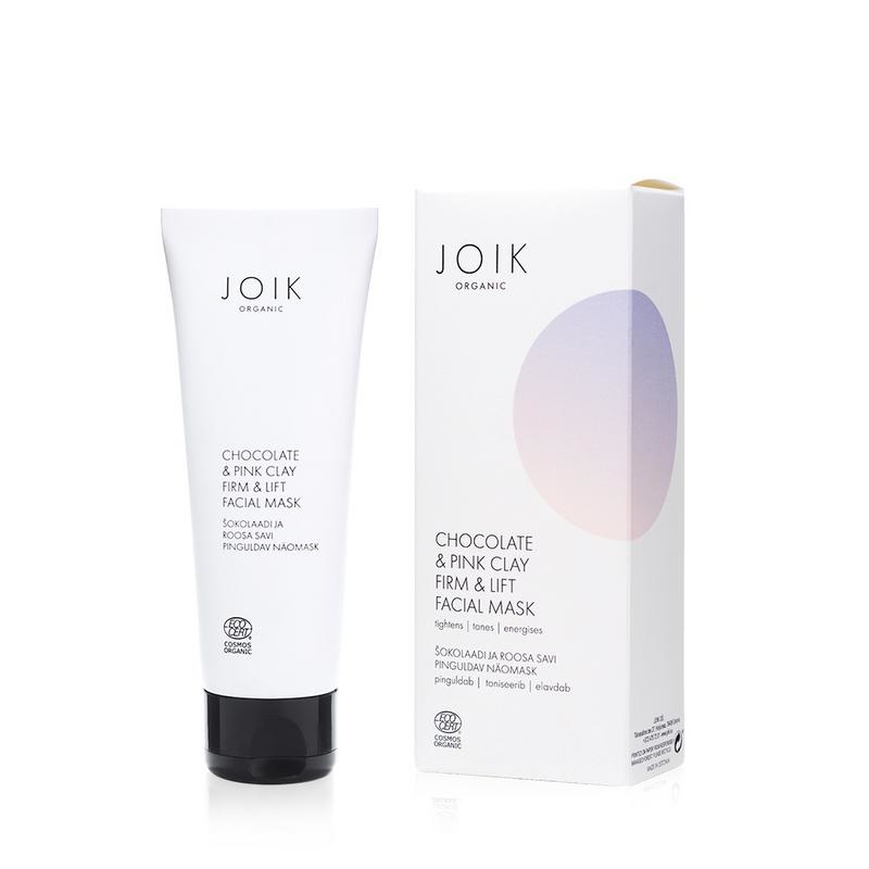 Joik Joik Facial mask chocolate & pink clay firm & lift (75 ml)