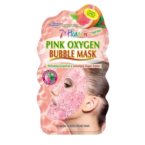 Montagne Montagne 7th Heaven face mask pink oxygen bubble sheet (1 st)