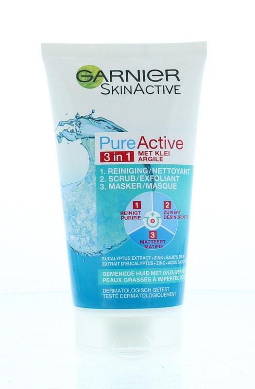Garnier Garnier Skin naturals face pure 3-in-1 (150 ml)