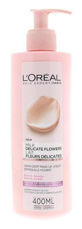 Loreal Loreal Skin care reinigingsmelk droge/gevoelige huid (400 ml)