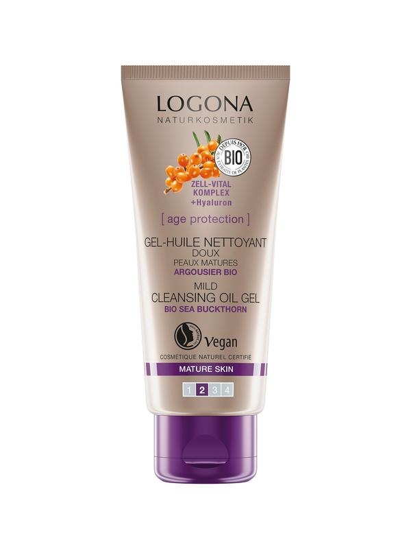 Logona Age protect milde reinigingsgel (100 ml)