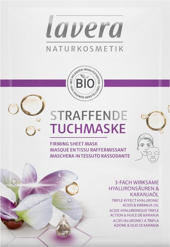 Lavera Lavera Sheetmasker masque en tissu firming EN-FR-DE-IT (1 st)