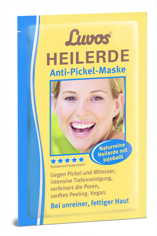 Luvos Luvos Heilaarde gezichtsmasker onzuivere vette huid (15 ml)