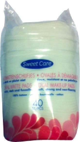 Sweetcare Sweetcare Wattenschijfjes max ovaal (40 st)