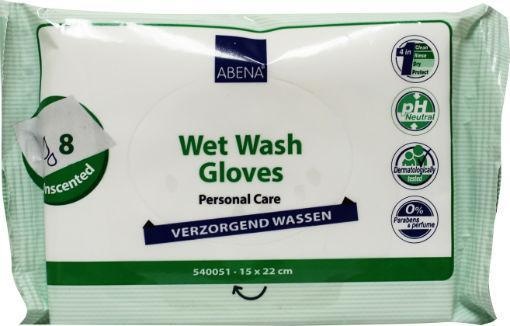 Abena Abena Wet wash washandjes verzorgend (8 st)