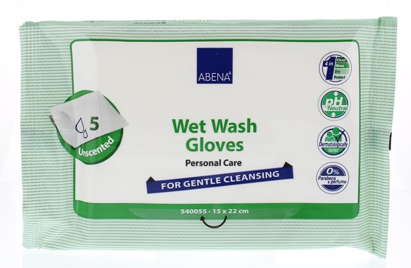 Abena Abena Wet wash washandjes verzorgend (5 st)