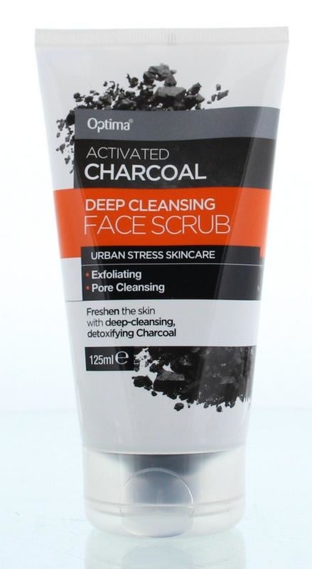 Optima Charcoal face scrub (125 ml)