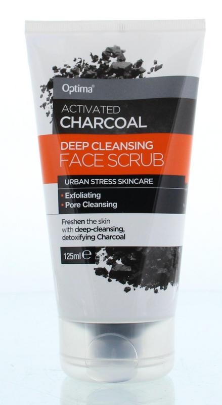 Optima Charcoal face scrub (125 ml)