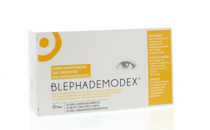 Diversen Blephademodex reiniging tissues (30 stuks)