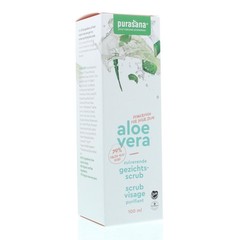 Aloe vera gezichtsscrub reinigend/gommage bio (100 Milliliter)