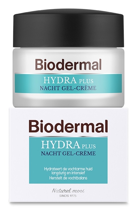 Biodermal Biodermal Gelcreme nacht hydraplus vochtarme huid (50 ml)