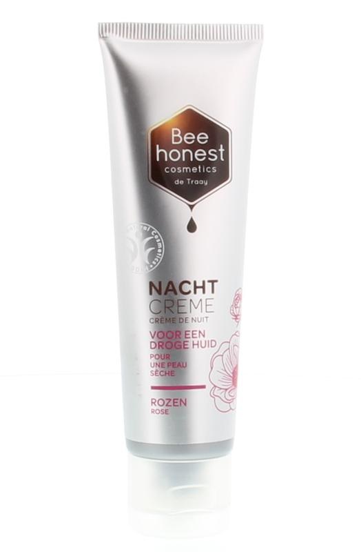 Traay Bee Honest Traay Bee Honest Nachtcreme rozen droge huid (50 ml)