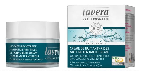 Lavera Lavera Basis Sensitiv nachtcreme creme de nuit Q10 FR-DE (50 ml)