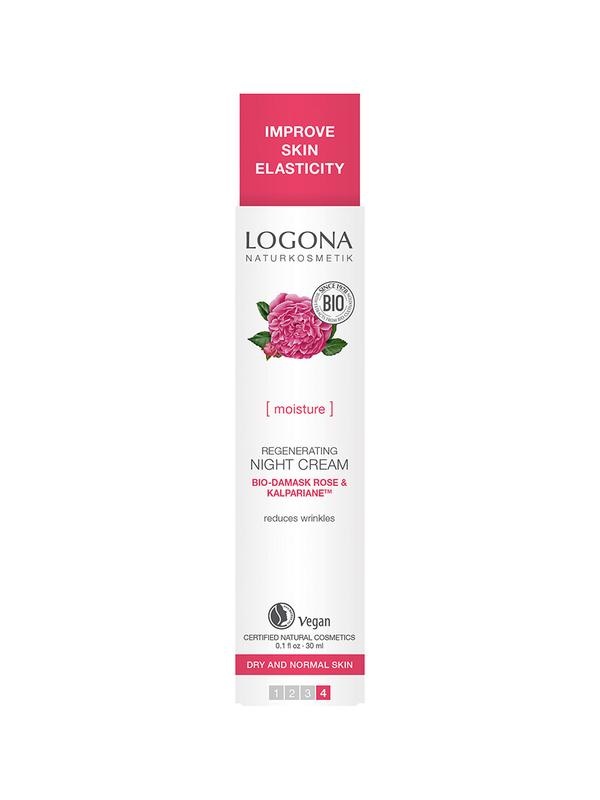 Logona Nachtcreme damascus roos & kalpariane (30 ml)