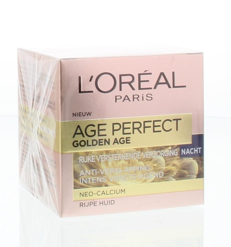 Loreal Loreal Age perfect gold age nachtcreme pioenroos (50 ml)