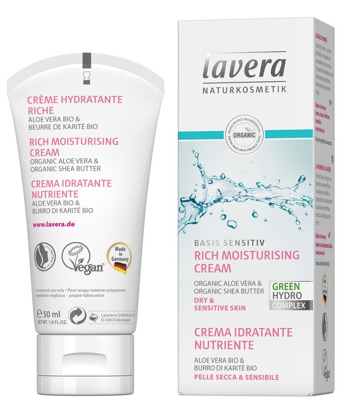 Lavera Lavera Basis Sensitiv rijke hydraterende creme bio EN-IT (50 ml)