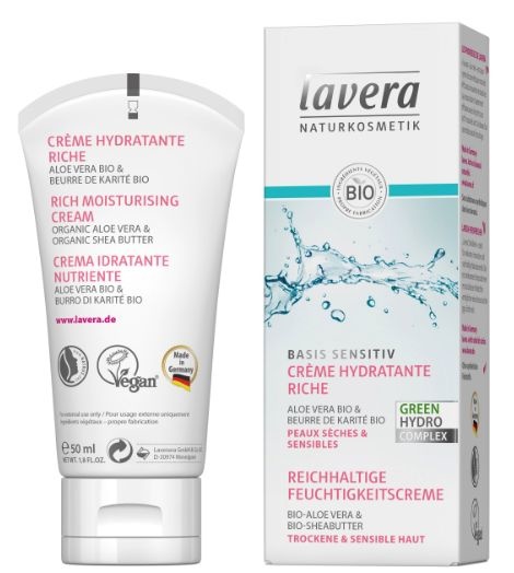 Lavera Lavera Basis Sensitiv rijke hydraterende creme bio FR-NL (50 ml)