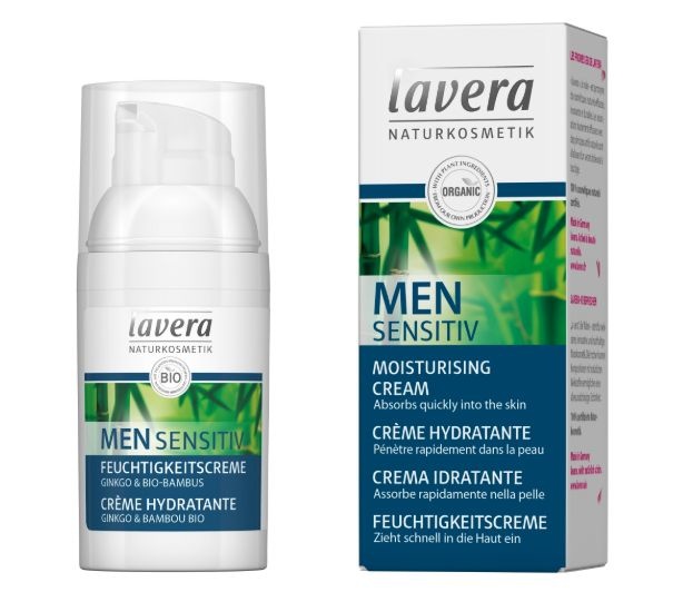 Lavera Lavera Men Sensitiv moisturising cream bio EN-FR-IT-DE (30 ml)