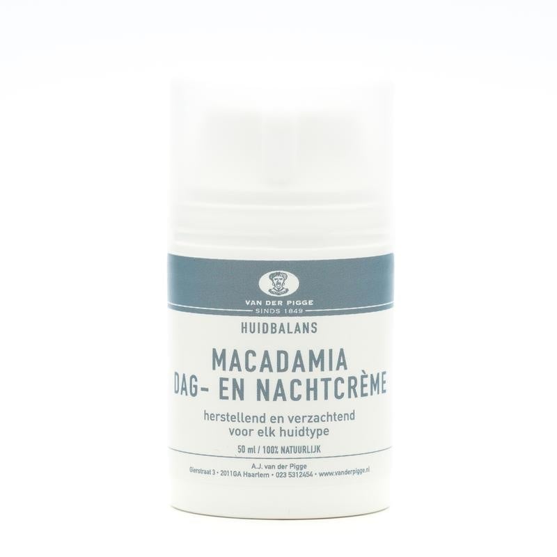 Pigge Huidbalans dag en nachtcreme macadamia (50 ml)