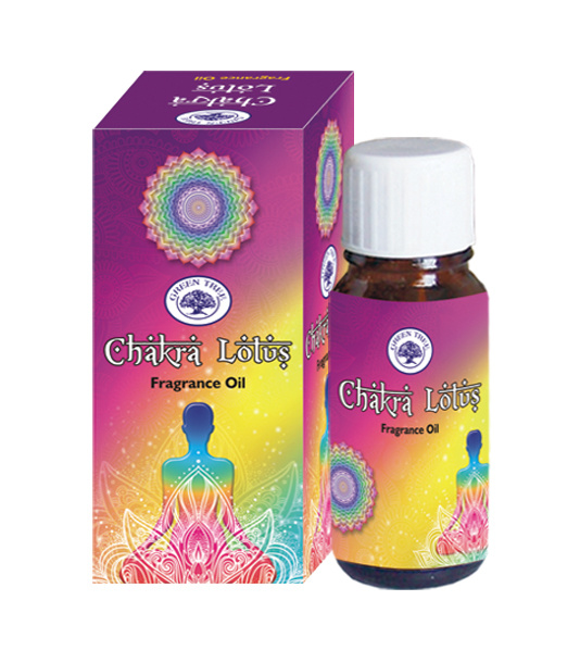 Green Tree Green Tree Geurolie chakra lotus (10 ml)