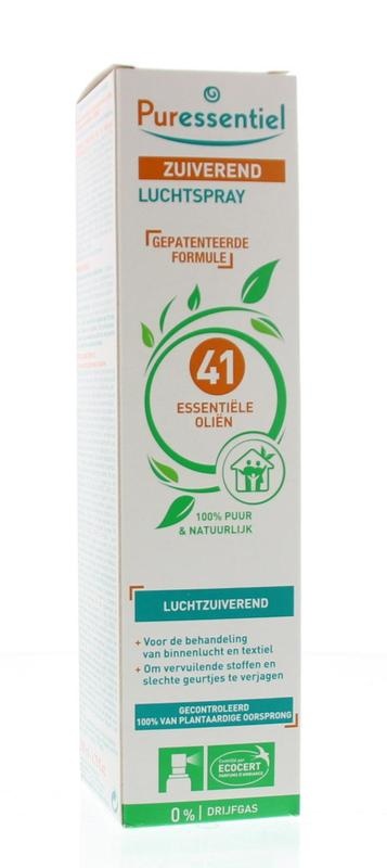 Puressentiel Zuiverende luchtspray 41 essentiele olien (200 Milliliter) Puressentiel Zuiverende luchtspray 41 essentiele olien (200 Milliliter)