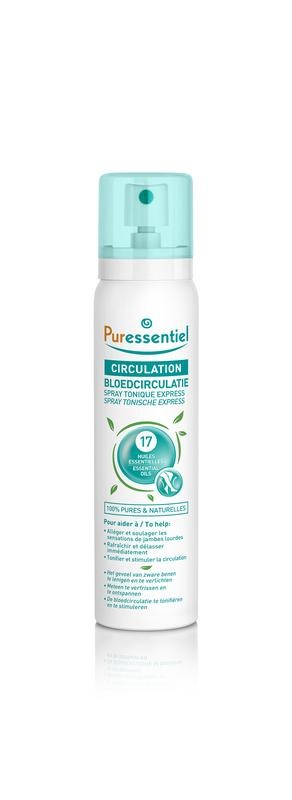 Puressentiel Puressentiel Bloedcirculatie tonische express spray 17 ess olie (100 ml)