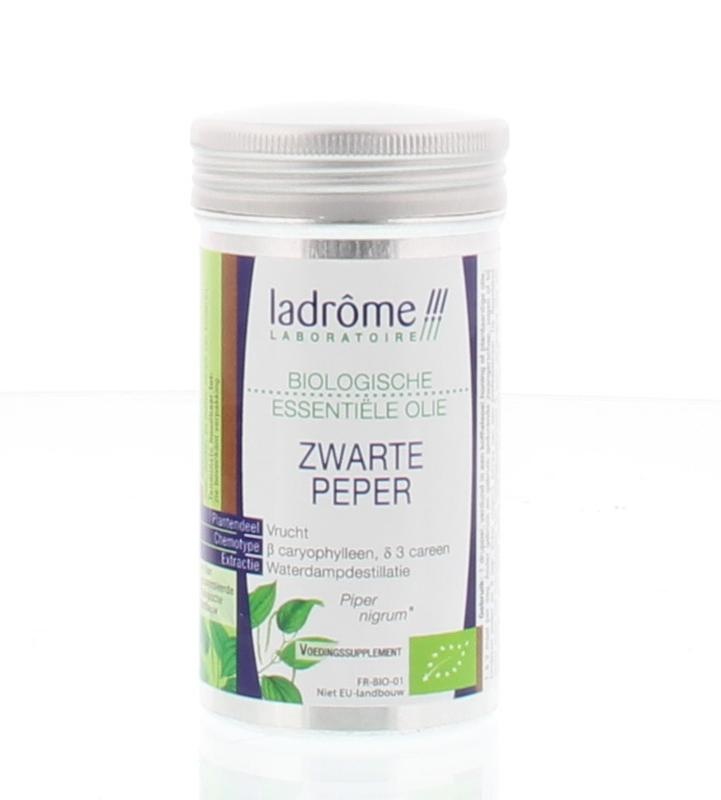 Ladrome Ladrome Zwarte peper olie bio (10 ml)