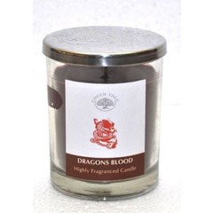 Green Tree Geurkaars dragons blood glas (200 gr)