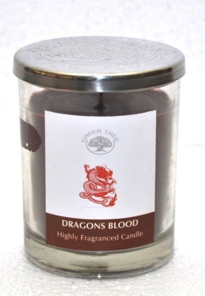 Green Tree Green Tree Geurkaars dragons blood glas (200 gr)