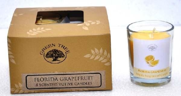 Green Tree Green Tree Geurkaars Florida grapefruit votives (55 gr)