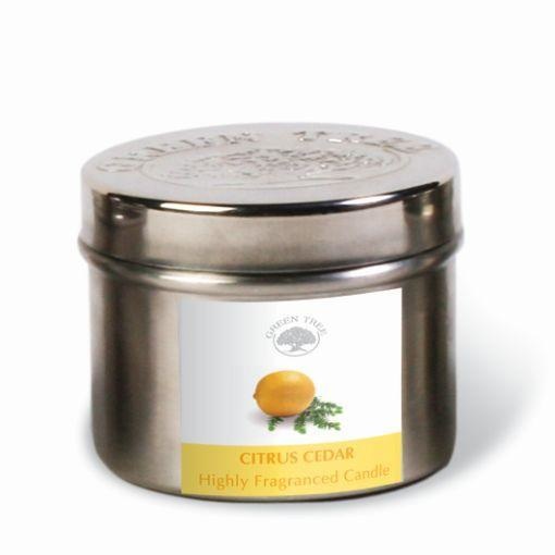 Green Tree Green Tree Geurkaars citrus cedar (150 gr)