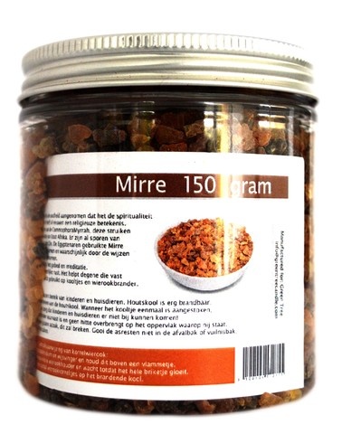 Green Tree Candle myrrh grains (150 gr)