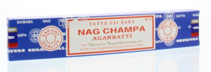 Nag Champa Nag Champa Wierook nag champa agarbatti (15 gr)