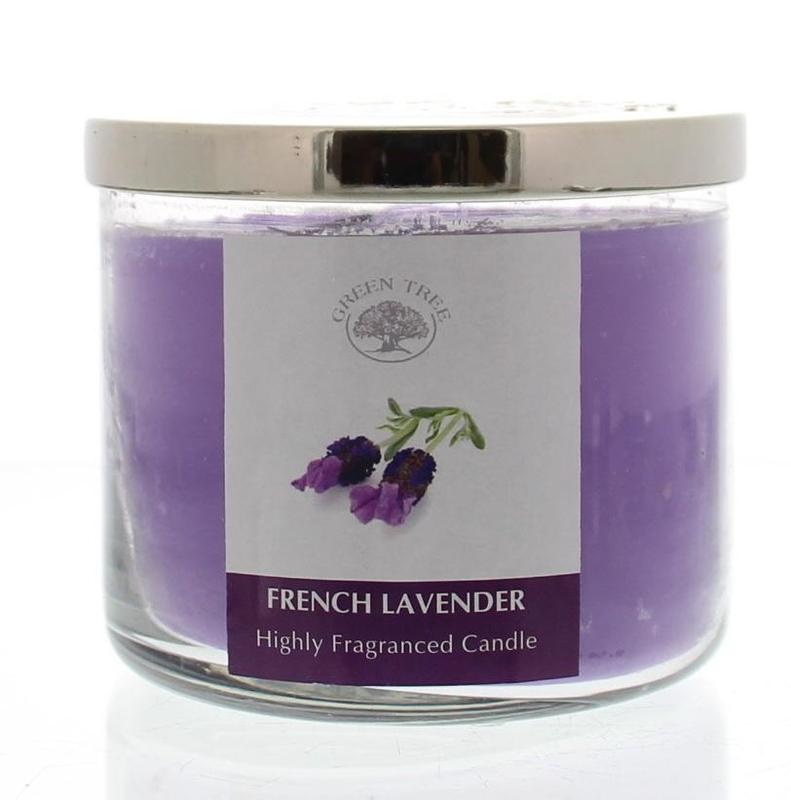 Green Tree Geurkaars french lavender (400 gram)