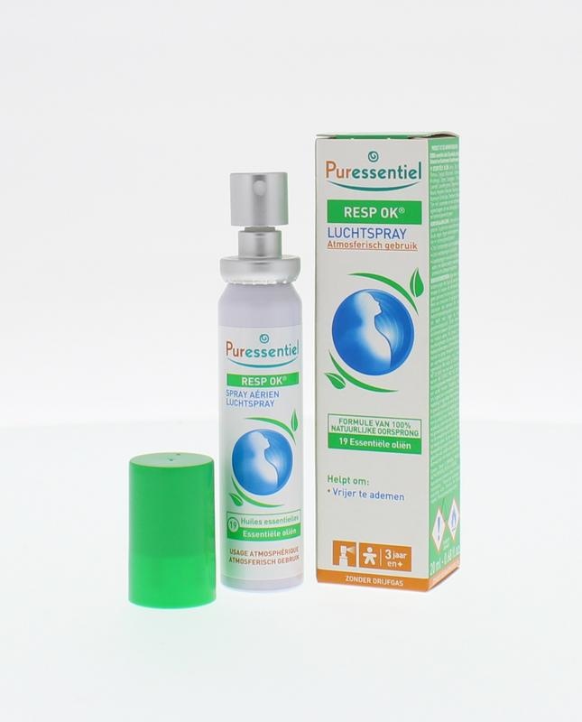 Puressentiel Puressentiel Ademhaling luchtspray 19 essentiele olien (20 ml)