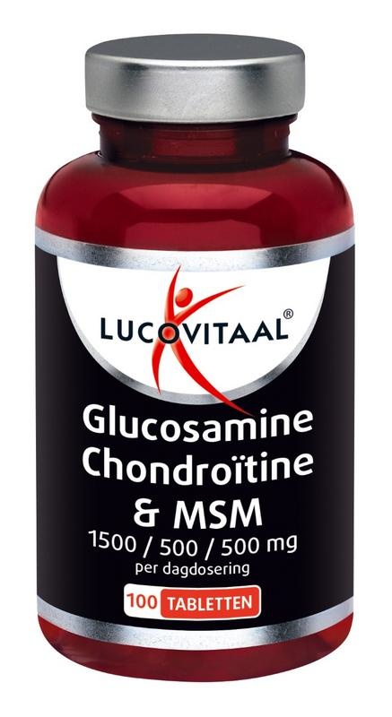 Lucovitaal Lucovitaal Glucosamine/chondroitine/msm (100 tab)