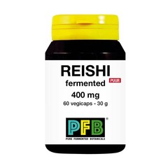 Reishi fermented 400mg puur (60 Vegetarische capsules)