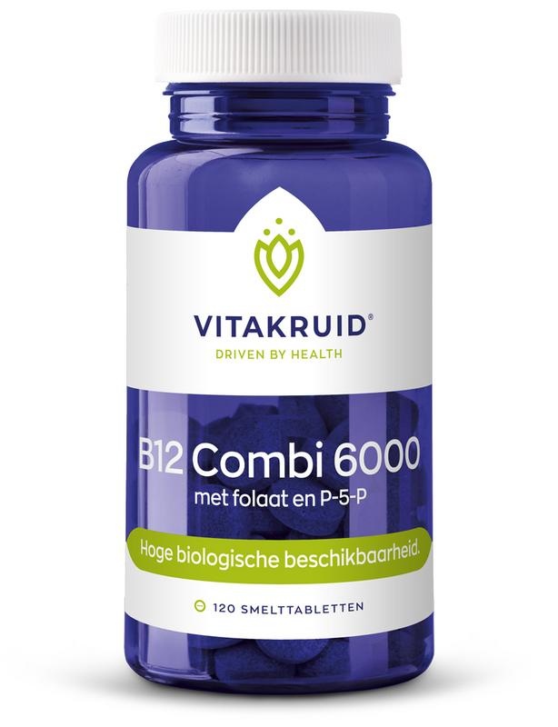 Vitakruid Vitakruid B12 Combi 6000 met folaat & P-5-P (120 tab)