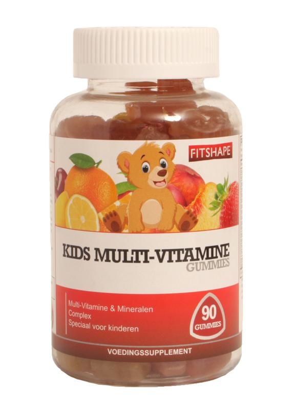 Fitshape Kids multi-vitamine (90 Gummies) Fitshape Kids multi-vitamine (90 Gummies)
