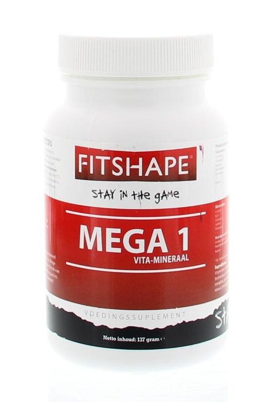 Fitshape Mega 1 vitaminen/mineralen (60 tab)