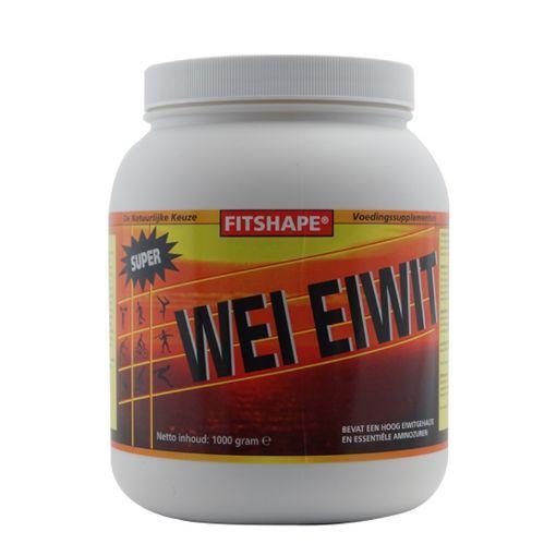 Fitshape Fitshape Super wei eiwit aardbei (1 Kilogr)