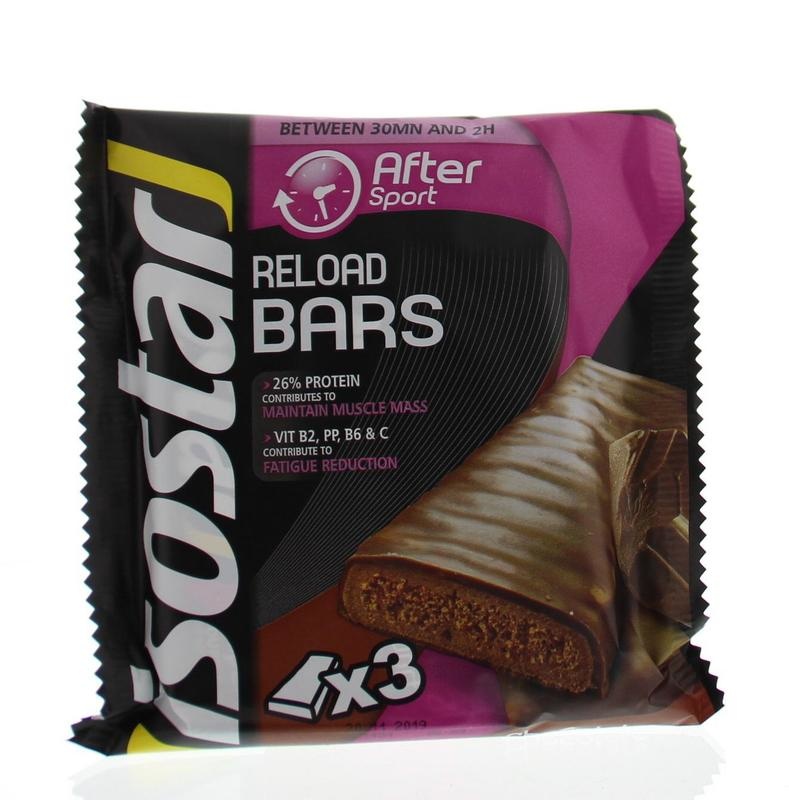 Isostar Isostar Reload sport bar 40 gr (3 st)