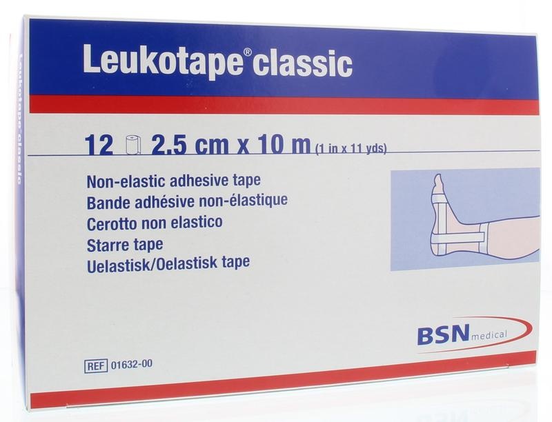 Leukotape Leukotape 10m x 2.50cm (12 Rol)