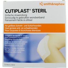 Cutiplast Steril 10 x 8cm (5 st)