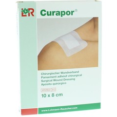 Curapor Wondpleister 10 x 8cm steriel (5 st)