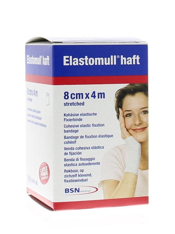 Elastomull Elastomull Haft 4m x 8cm 45472 (1 st)