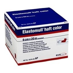 Elastomull Elastomull Haft 20m x 6cm rood (1 st)