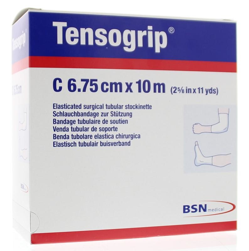 Tensogrip Tensogrip 10 m x 6.75 cm huidskleur (1 stuks)