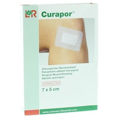 Curapor Wondpleister 7 x 5cm steriel (5 st)